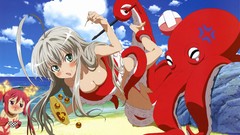Woman Anime tentacles nyaruko boobs hentai Haiyore! Nyaruko-san 
