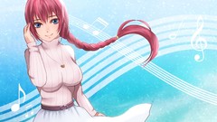 Woman Anime vocaloid megurine luka