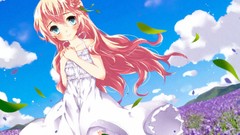 Woman Anime vocaloid megurine luka artwork