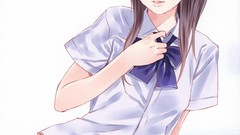 Woman Anime white background anime girls seifuku kishida mel 