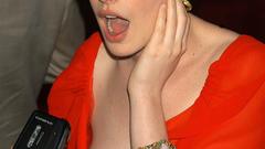 Woman anne hathaway red