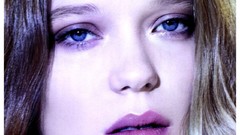 Woman April faces Actress blue eyes brunettes models lea 