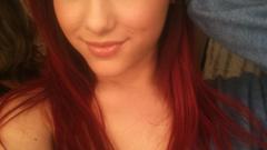 Woman ariana grande redheads self shot