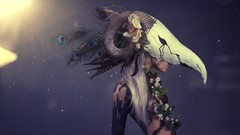 Woman aries chimera surreal