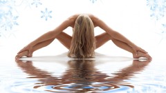 Woman Arms wet legs blondes nude