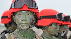Woman Army Taiwan soldier millitary
