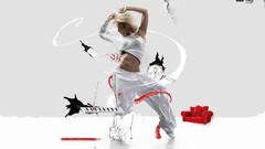 Woman artistic dance