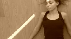 Woman artistic sepia