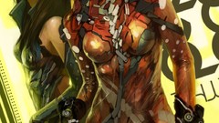 Woman artwork bodysuits Evangeline