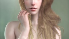 Woman artwork cgi