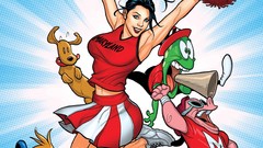 Woman artwork cheerleaders Frank Cho
