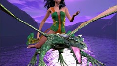 Woman artwork Demonic