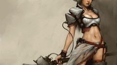 Woman artwork digital art fantasy art soft shading