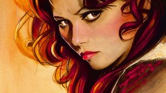 Woman artwork drawings painters