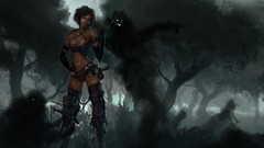 Woman artwork fantasy art