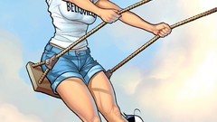 Woman artwork Frank Cho