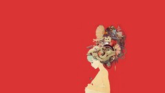 Woman artwork Simple Background