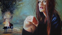 Woman artwork Wlodzimierz Kuklinski