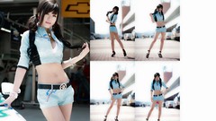 Woman Asia Korea queen asians brunettes school uniforms 