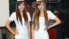 Woman Asia Korea queen asians brunettes uniforms models Korean 