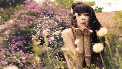 Woman asians bangs flora