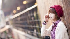 Woman asians bangs models