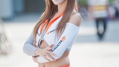 Woman asians bangs models Korean Heo Yoon Mi