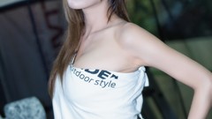 Woman asians bangs models Korean Heo Yoon Mi