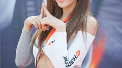 Woman asians bangs models Korean Heo Yoon Mi