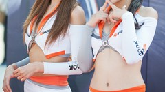 Woman asians bangs models Korean Heo Yoon Mi