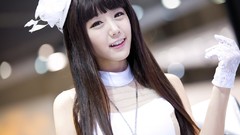 Woman asians bangs models Korean Kim Ha Eum