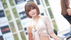 Woman asians bangs models Korean Ryu Ji Hye