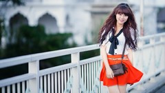 Woman asians bangs Viet Nam