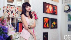 Woman asians bangs Viet Nam