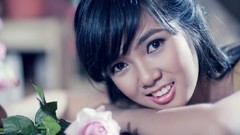 Woman asians bangs Viet Nam