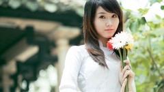 Woman asians bangs vietnamese Viet Nam