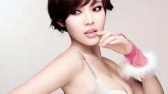 Woman asians bra boobs bunny ears