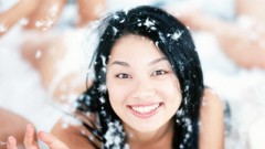 Woman asians brunettes