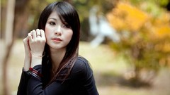 Woman asians brunettes