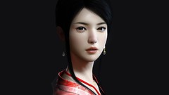 Woman asians brunettes