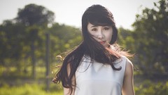 Woman asians brunettes