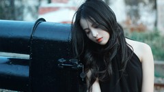 Woman asians brunettes