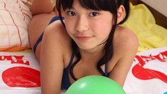 Woman asians brunettes lying down teen