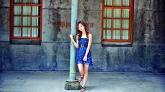 Woman asians brunettes Mikako Zhang Kaijie