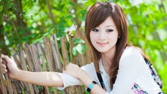 Woman asians brunettes models