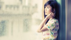 Woman asians brunettes models