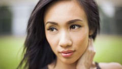 Woman asians brunettes models