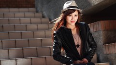 Woman asians brunettes models