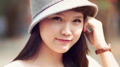 Woman asians brunettes models