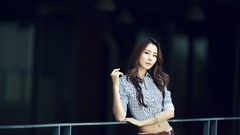 Woman asians brunettes models Korean Eun Bin Yang